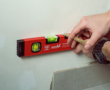 wyznaczanie punktów poziomicą