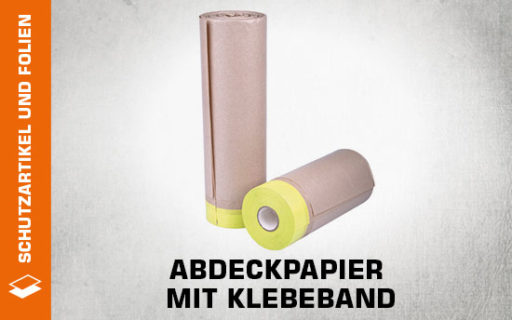 abdeckpapier mit klebeband