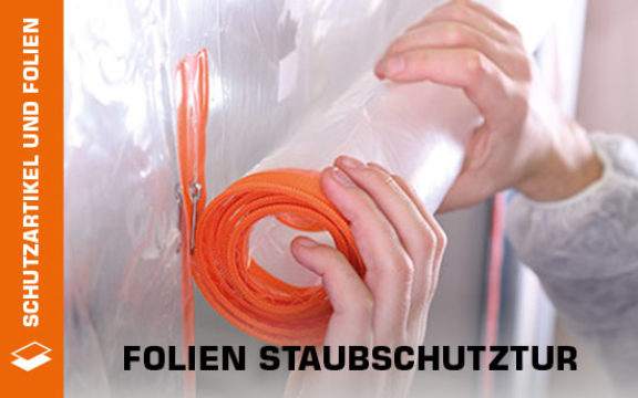 folien staubschutztur