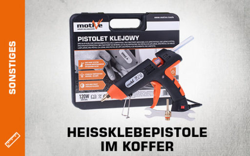 heissklebepistole im koffer