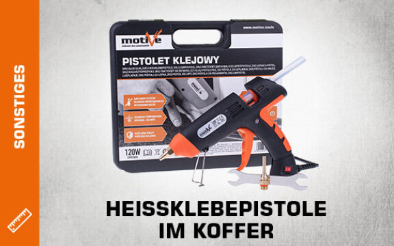 heissklebepistole im koffer