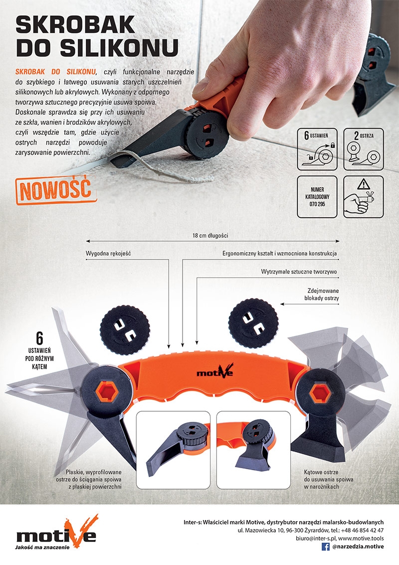 Skrobak do silikonu prev