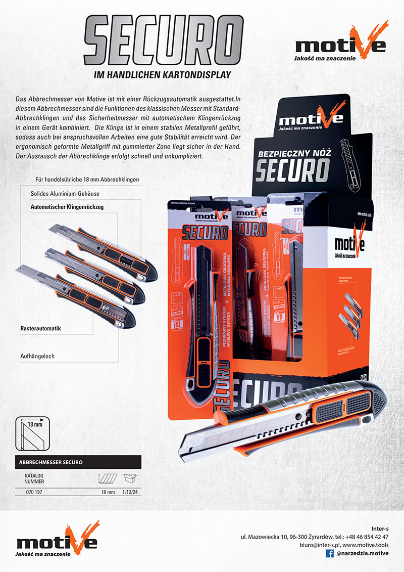 abbrechmesser securo prez