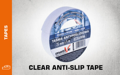 Clear anti-slip tape thumb