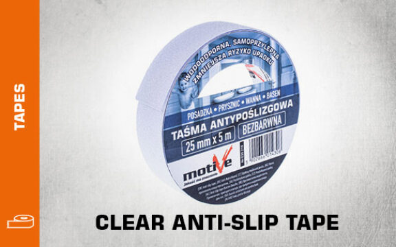 Clear anti-slip tape thumb