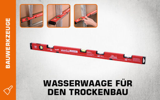 Wasserwaage fur den Trockenbau thumb