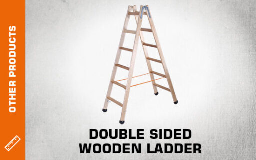 double sided wooden ladder thumb