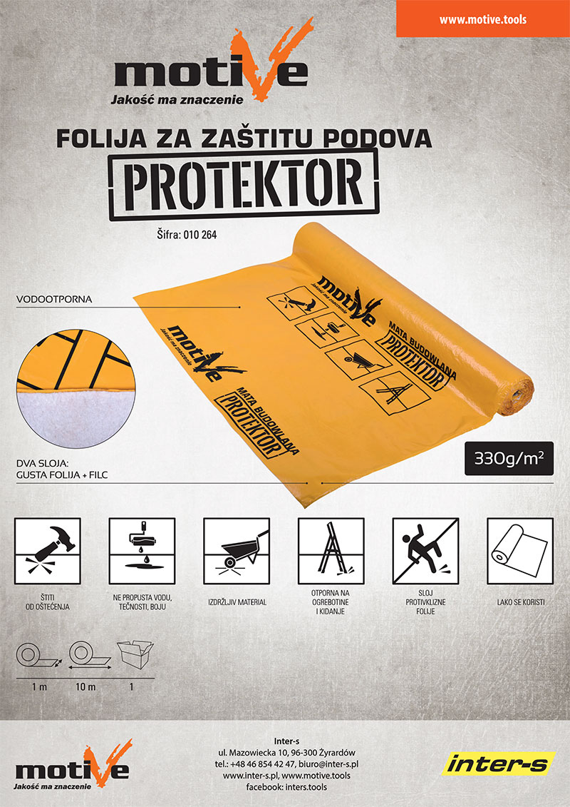 Folija za zaštitu podova