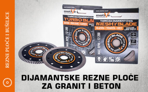 Dijamantske rezne ploče za granit i beton