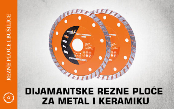 Dijamantske rezne ploče za metal i keramiku