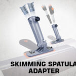 Skimming spatula adapter