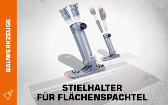 Stielhalter für flächenspachtel