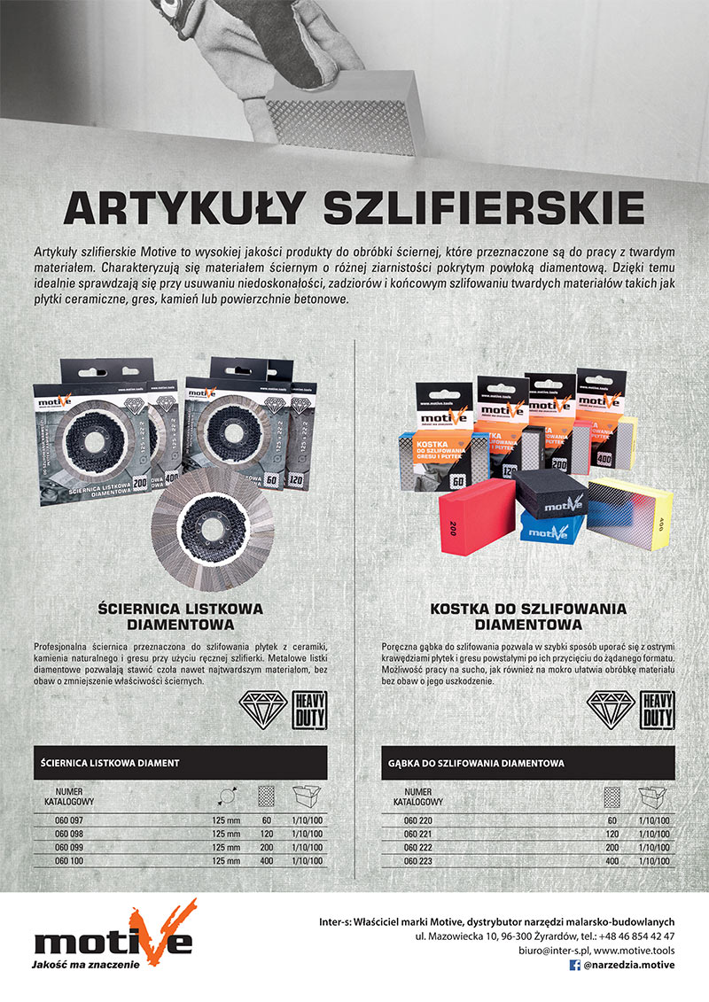 tarcza i gąbka diamentowa Artykuły Szlifierskie