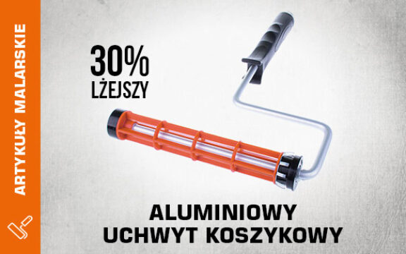 Lekki, aluminiowy uchwyt koszykowy