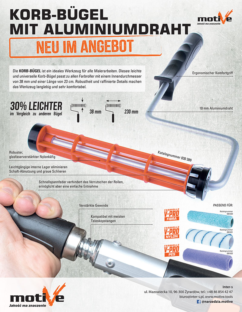 Korb-Bügel mit Aluminiumdraht