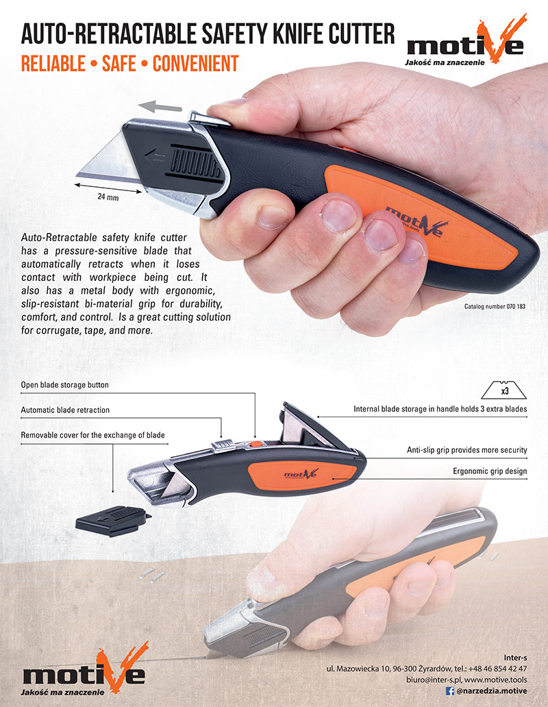 Safety knife cutter - Motive