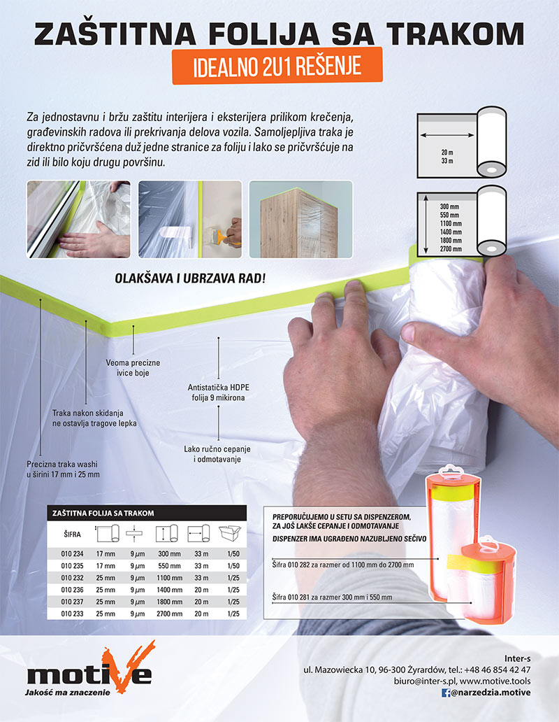 Zaštitna folija sa trakom