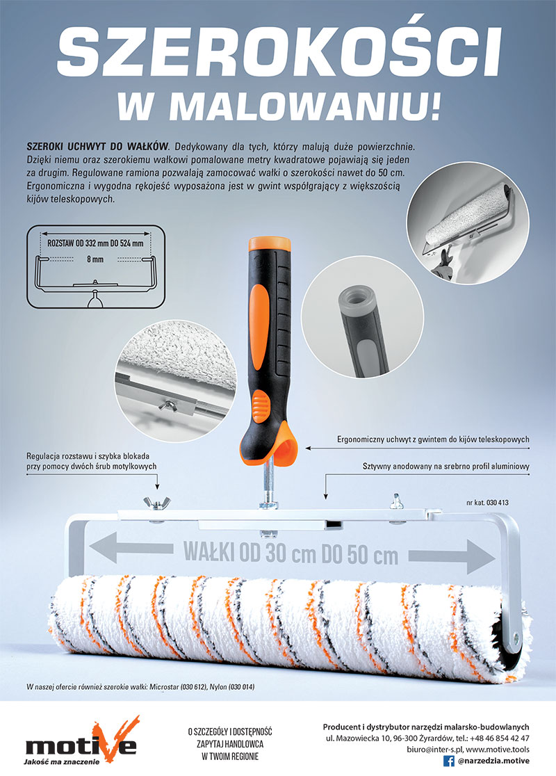 szeroki uchwyt do walków slider 030 413