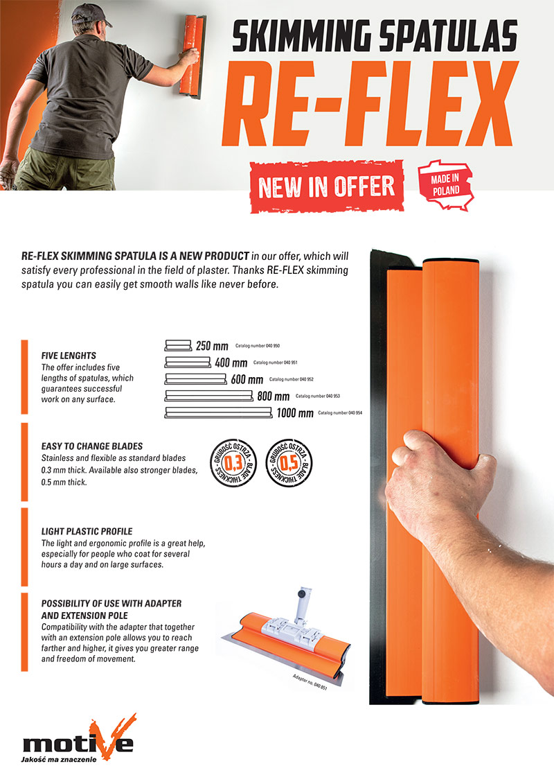 Skimming spatula Re-Flex