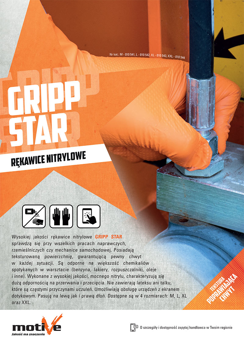 rękawice nitrylowe gripp star 010 541