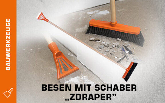 Besen mit Schaber „Zdraper”