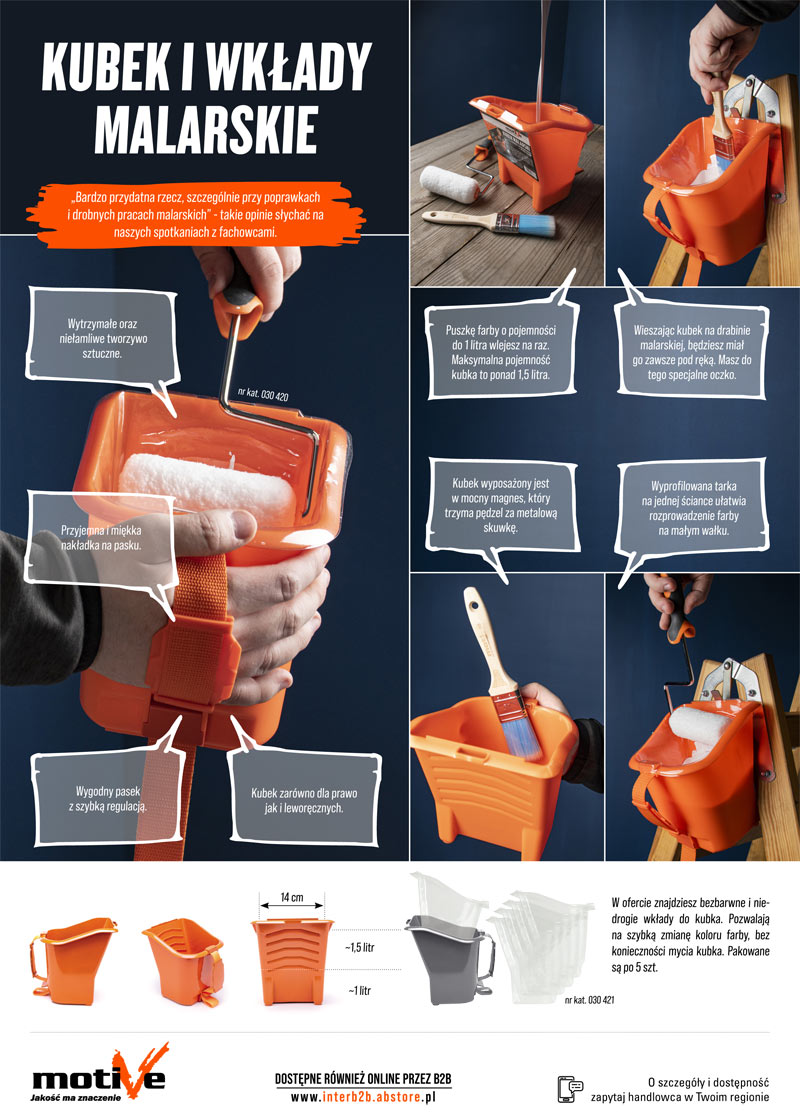 kubek i wkłady malarskie 030 420 421