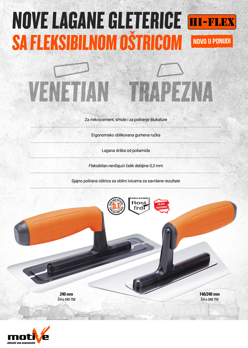 Nove lagane gleterice