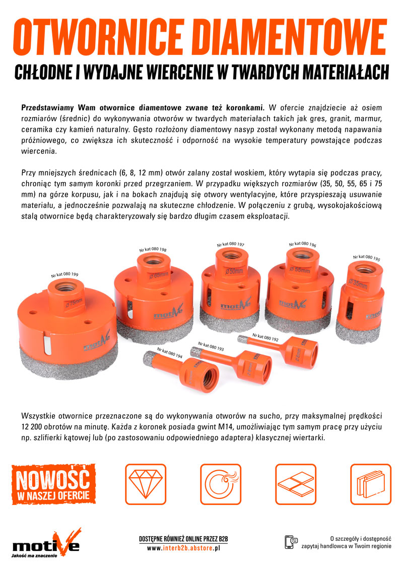 otwornice diamentowe