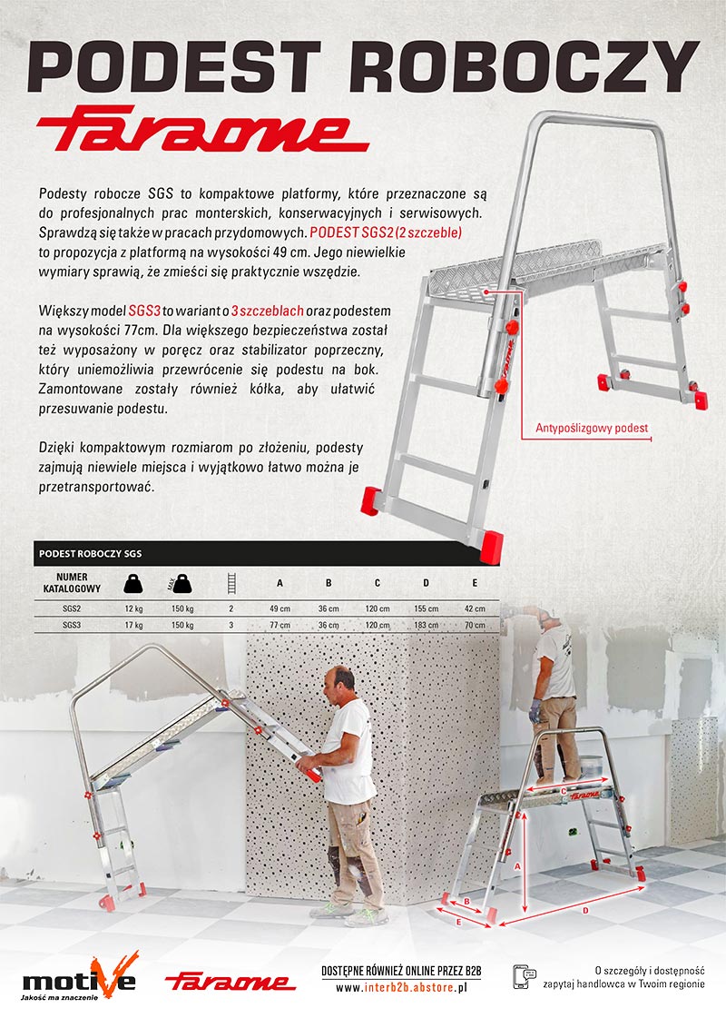SGS Podest roboczy Faraone