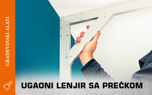 Ugaoni lenjir sa prečkom thumb