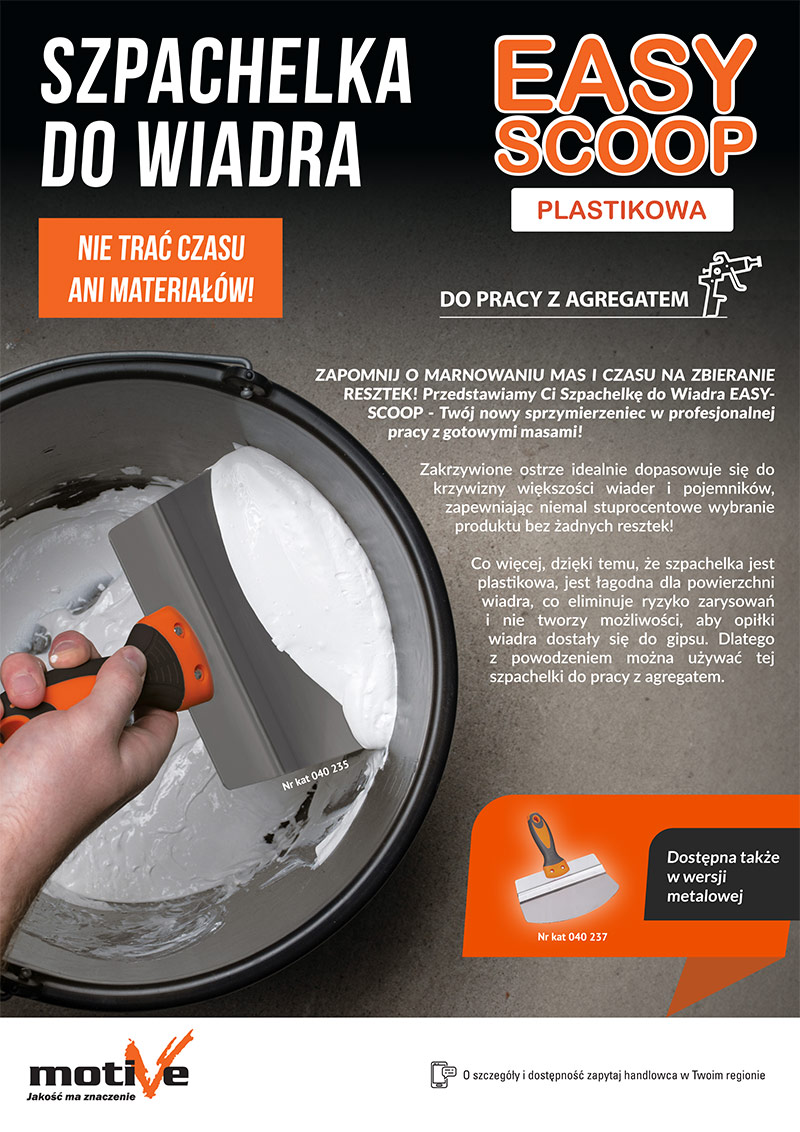 plastikowa szpachelka do wiadra easy-scoop 040 235
