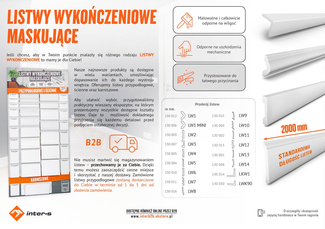 listwy wykończeniowe