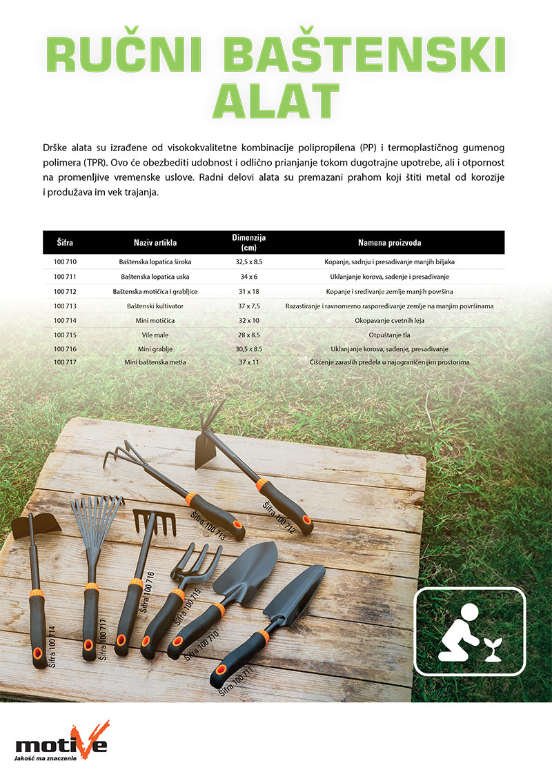 Ručni baštenski alat