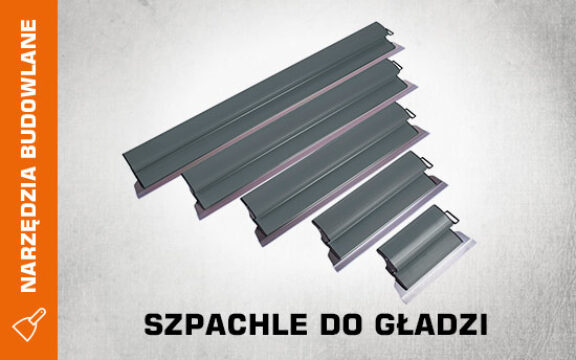 Szpachle do gładzi i walizka