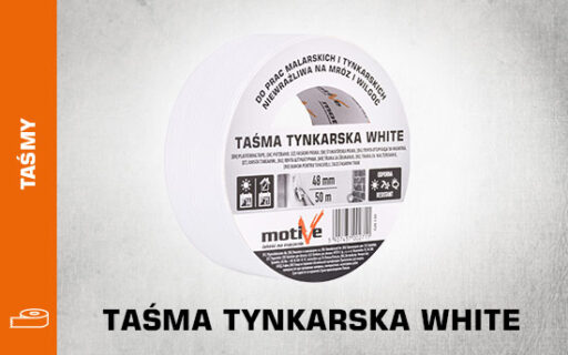Taśma tynkarska white thumb