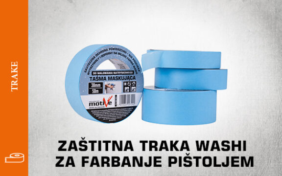 Zaštitna traka Washi za farbanje pištoljem