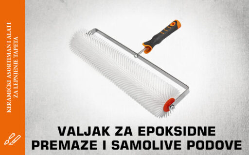 Valjak za epoksidne premaze i samolive podove