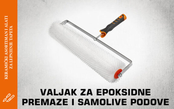 Valjak za epoksidne premaze i samolive podove