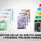 Zaštitne folije za zaštitu nameštaja i površina prilikom farbanja