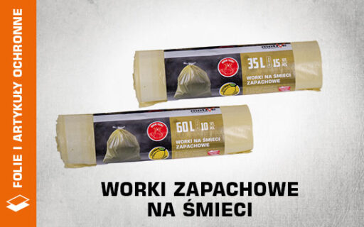 Worki zapachowe na śmieci LEMON