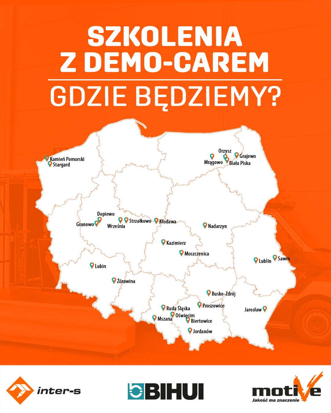 Mapa szkoleń lipiec 2026